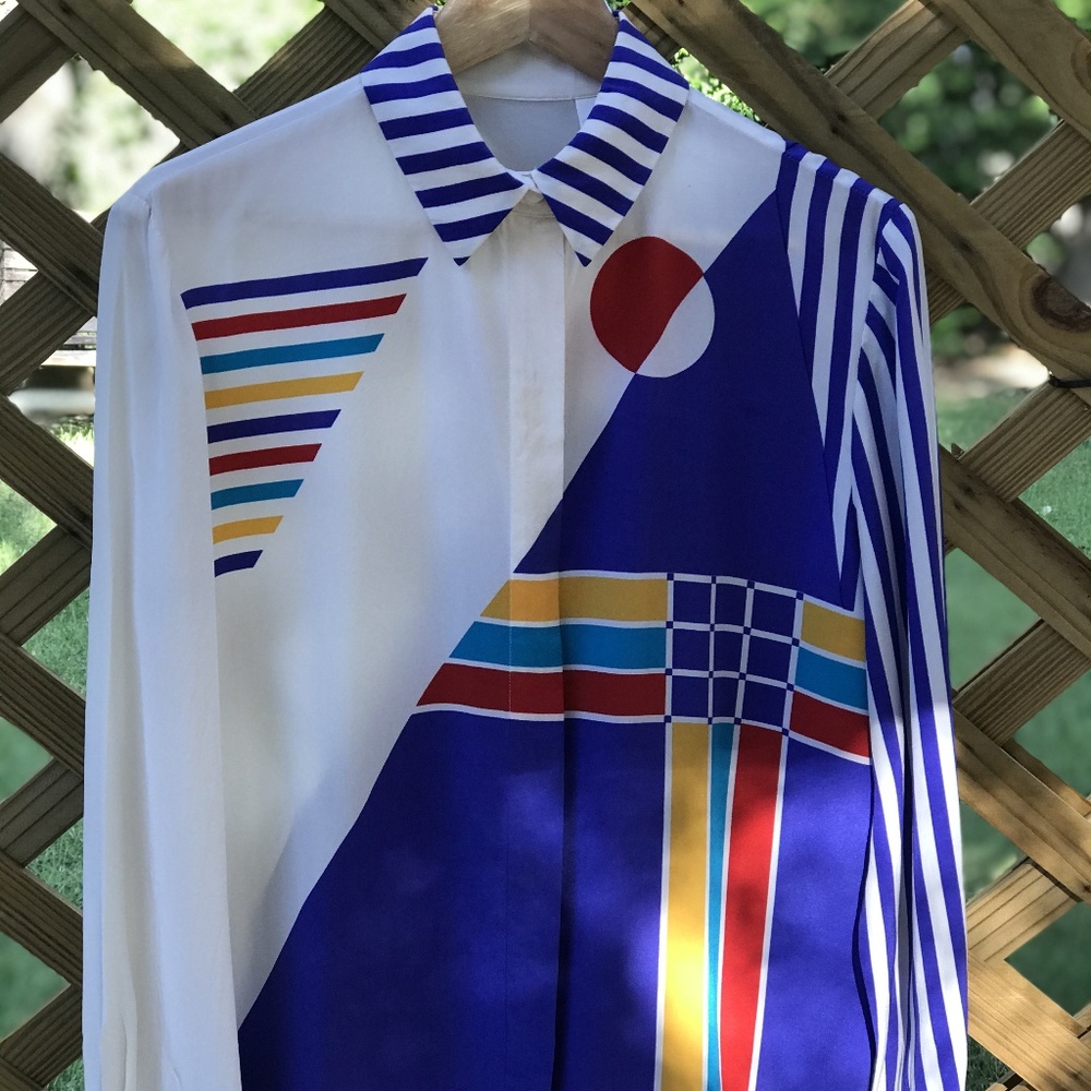 100% Silk button up